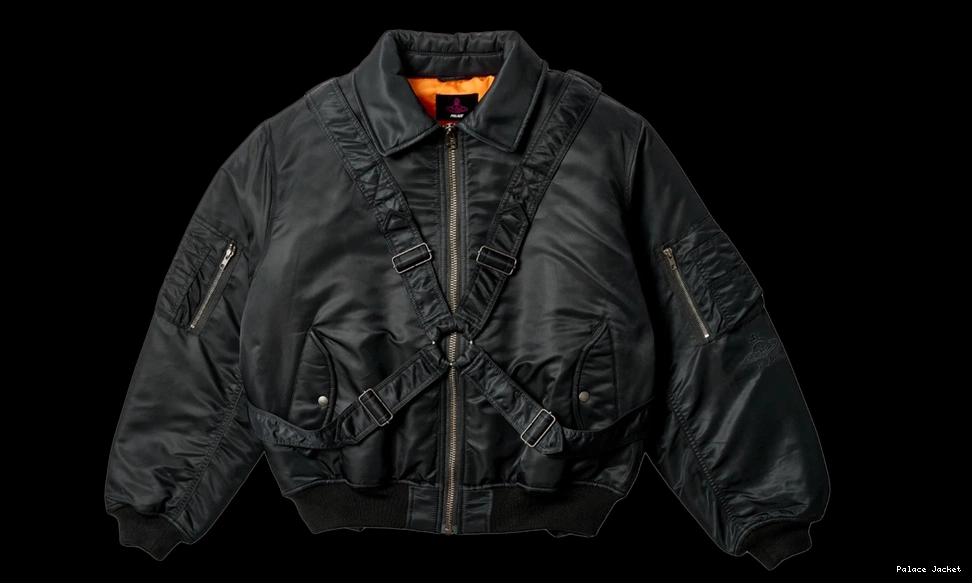 Palace Jacket Black" "Vivienne - Right Tartan Westwood Flight 0810